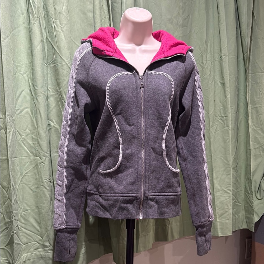 lululemon athletica Gray and Pink Jacket